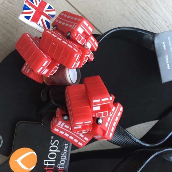 Hotflops London flip flops [original] size L black 3.5cm 2/$35 - Picture 9 of 10